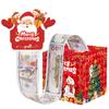 Money Santa Claus Container With Red Paper Material For Christmas Decor Festive