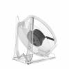 Ventilateur Holographique 3D Diamètre 12CM Support Carte Mini SD Projecteur Hologramme 3D avec Support Fonction Lecteur de Musique