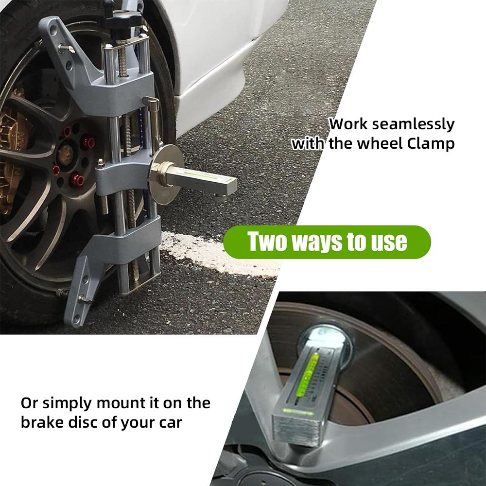 Automobile Four-wheel Positioning Magnetic Level, Wheel Camber, Adjustable Magnetic Gauge Tool, Wheel Alignment Tool, Camber Cas