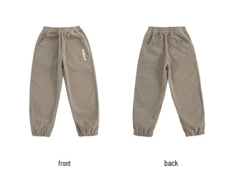 2024 Boys' Autumn Sweatpants: Trendy Spring/Fall Style for Children's Sporty Wear