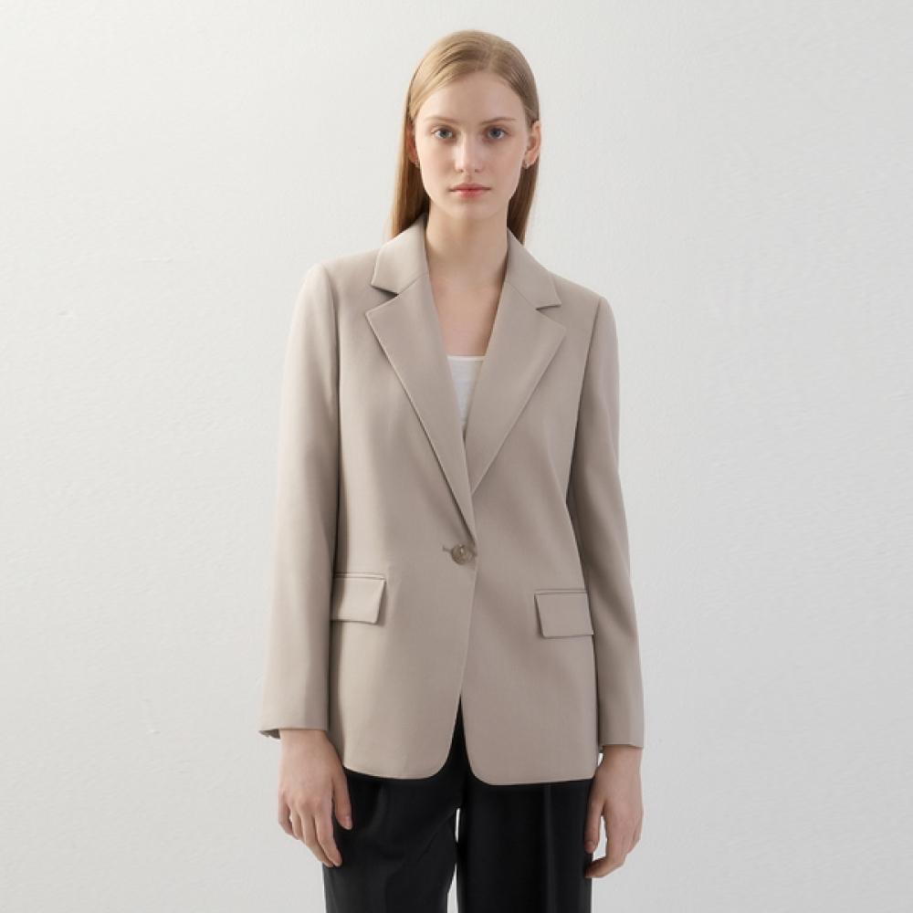 

[She S miSS] Современный пиджак на одной пуговице Swwjko12010 beige/55