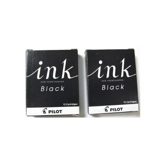 Pilot fountain pen cartridge ink IRF-12S-B 2 boxes black