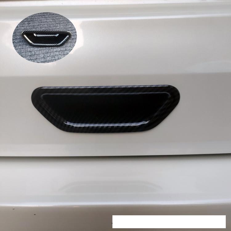 Dla Nissan X-Trail X Trail T32 2014- ABS Carbon Fiber pokrywa klamki drzwi wnętrze miska okrąg stylizacja samochodu wnętrze