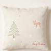 Christmas Throw Pillow Covers Festive Printed Xmas Cushion Cover Home Decor Sofa Waist Pillows Case for Living Room Couch