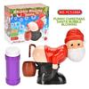 Interactive Electric Santa Claus Bubble Machine with Sound, Light, and Music
