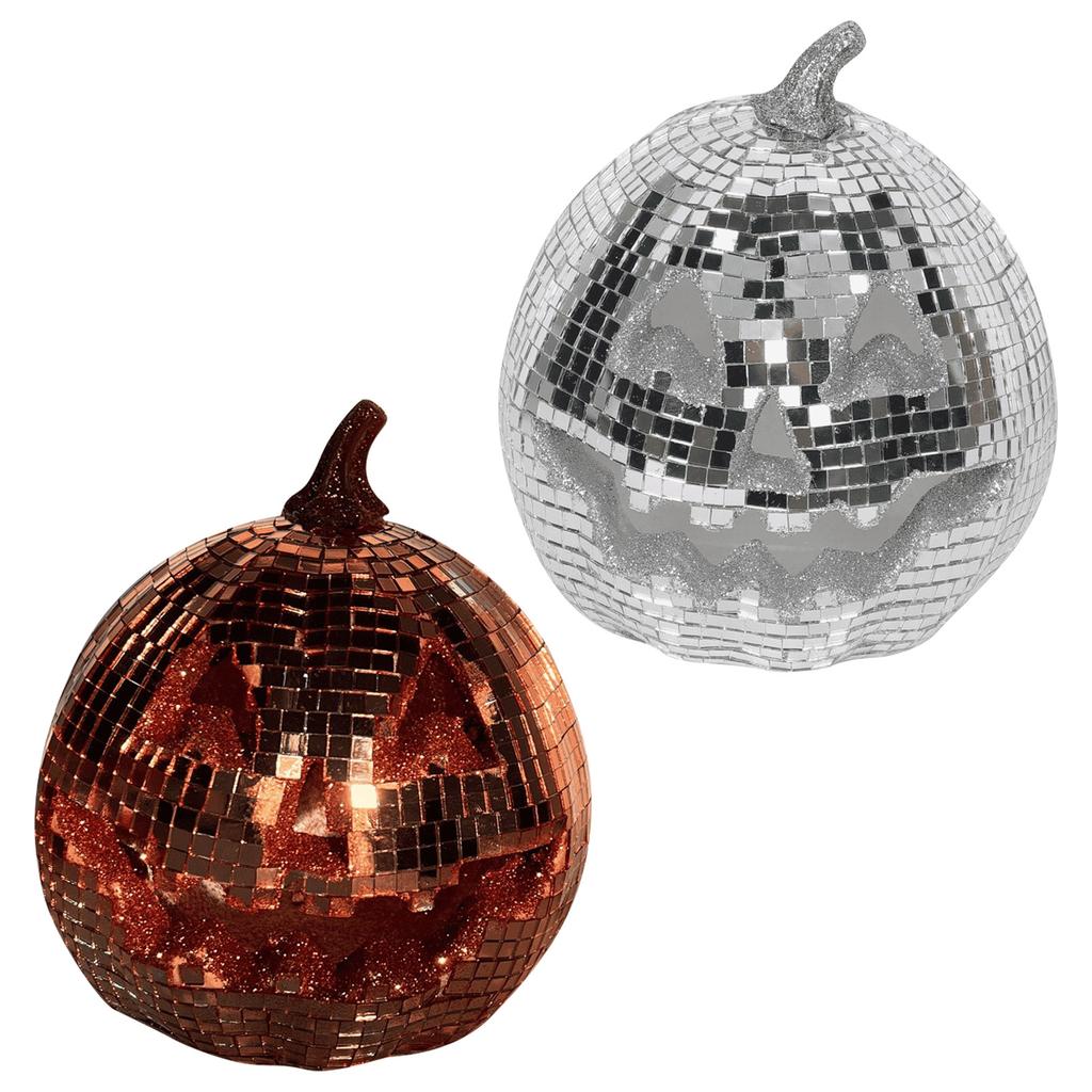Disco Halloween Pumpkin,Decorative Pumpkin Party Decorations, Halloween Ornaments
