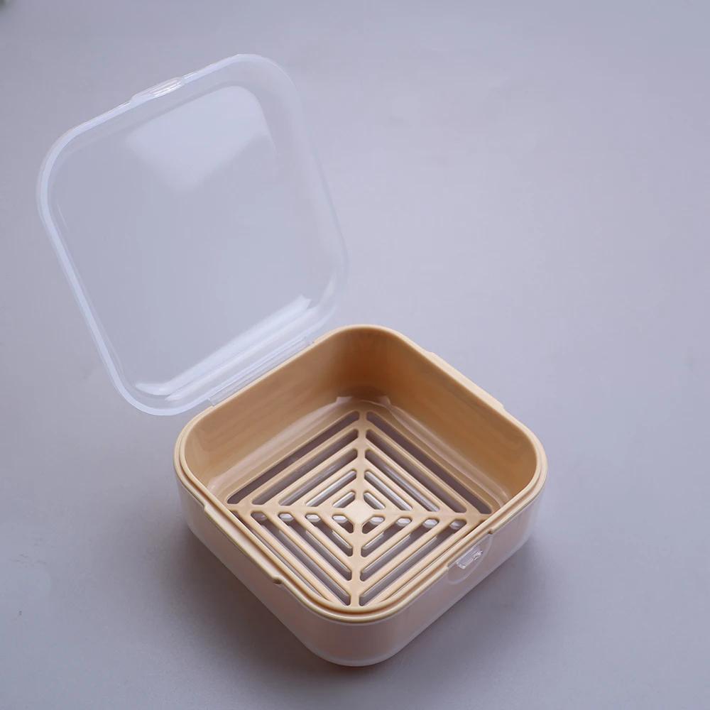 1Pce Travel Mini Soap Box Portable Leak proof Soap Storage Box Suitable for Dormitory Travel Camping Gym Morandi Colors