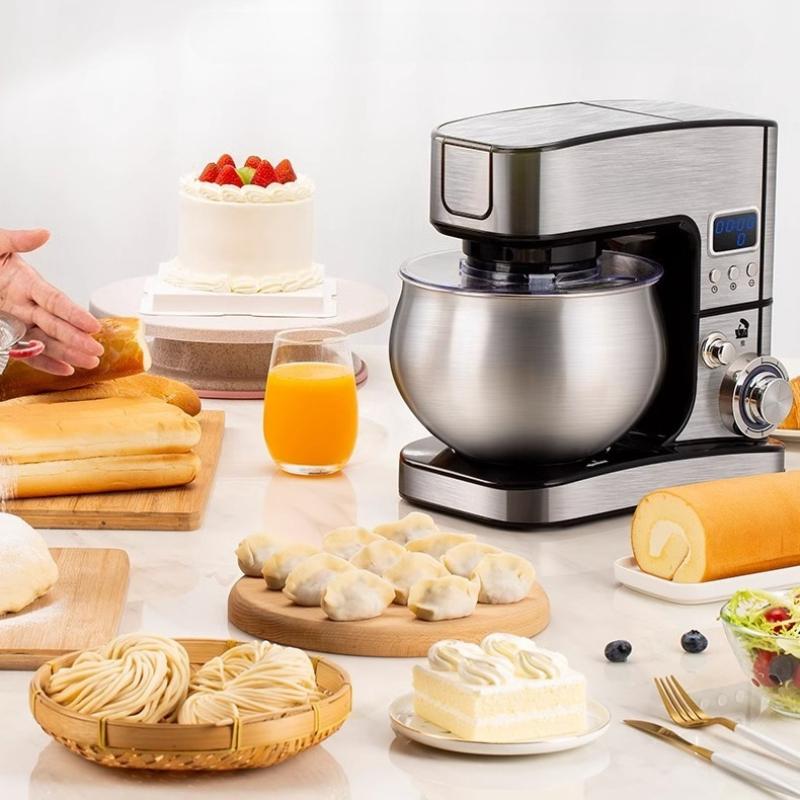 220V Multifunktions-Küchenmaschine Edelstahl-Schüssel Für Backmischungen Geeignet für die meisten Hobbyköche