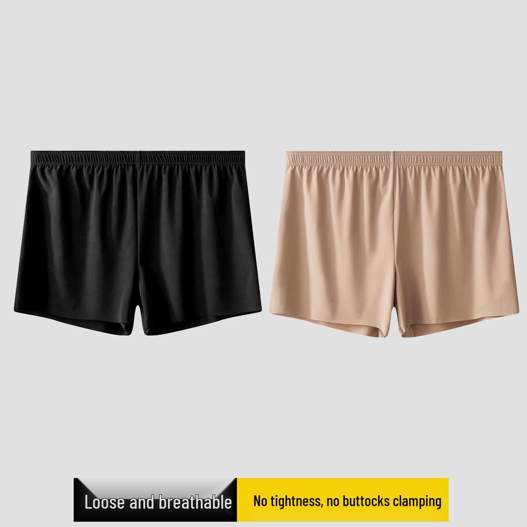 Neue Sommer Eis Seide Übergröße Herren Freizeit Satin Hose