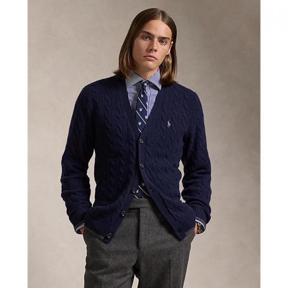 

Polo Ralph Lauren Men S Cable Knit Wool caShmere Cardigan mnpoSwe16822057400 XXL