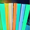 Luminous Warning Tape Color Glow In Dark PET Self Luminous Fluorescent Tape For Stair Stage Fire Safety Mark Sticker