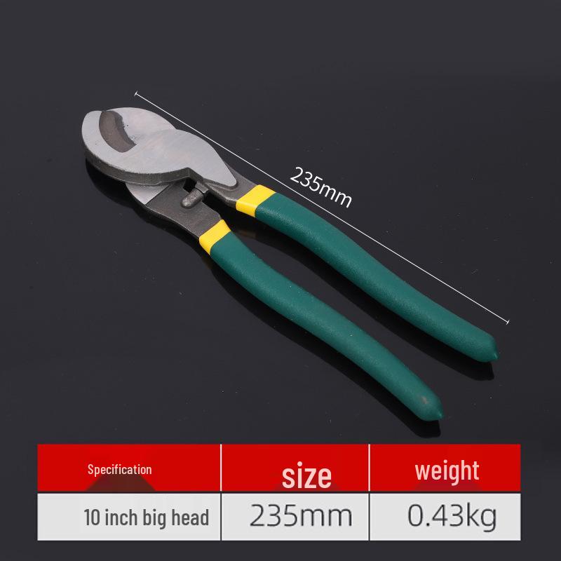 Electrician's 8-inch & 10-inch Multifunctional Cable & Wire Cutter/Stripper