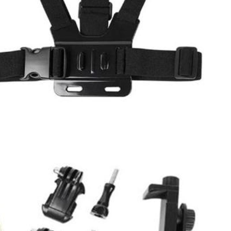 

Mobile Phone Chest Strap Harness Mount Adjustable Phone Chest Mount Kit Compatible for GoPro Hero 12 11 10 Action Cameras China Mainland