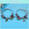 Stranger Things Diy Bead Bracelet With Zinc Alloy Charms For Gift Giving