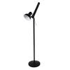 Metal Floor Lamp with Flexible Swing Arm Adjustable Standing Lamp for Home Bedroom Office Study