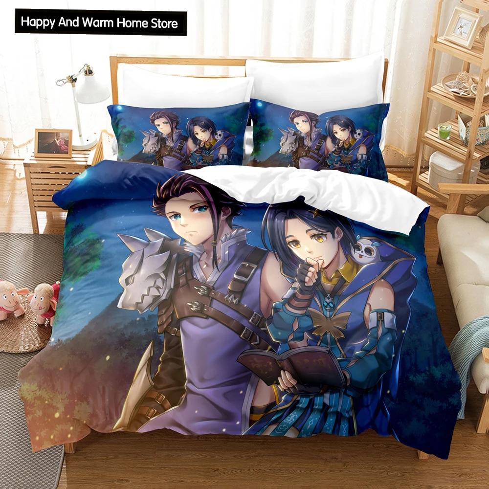 Hot Game Tales Of Arise Bedding Set Modern 3D Print Comforter Duvet Cover Pillowcases Duvet Cover Queen Single Size Dropshipping