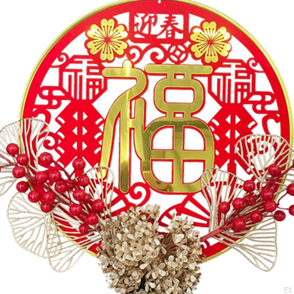 Chinese Spring Festival Decoration Hanging Ornament Size 75x32cm Party Decor