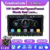 Autoradio 2 DIN, 9 Zoll, VW/Volkswagen Skoda Octavia Golf 5 6 Touran Passat B6 Polo Jetta Auto Seat, Android Auto, Multimedia-Player