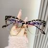 Anti Blue Light Cat Eye Optical Glasses New Fashion Regular Gradient Personalized Glasses Vintage Oversized Plain Eyewear