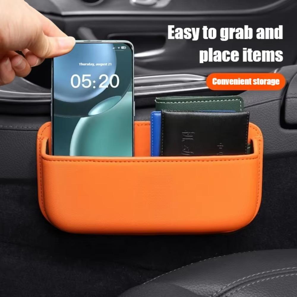 Self-Adhesive Seat Back Organizer Paste Arbitrarily Automotive Stowing Box Car Interior