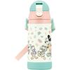Skater (STWM3N-A) Double-Handled Stainless Steel Water Bottle with Straw, Baby Mug, Disney Mickey Mouse and Friends Retro Design, 350ml