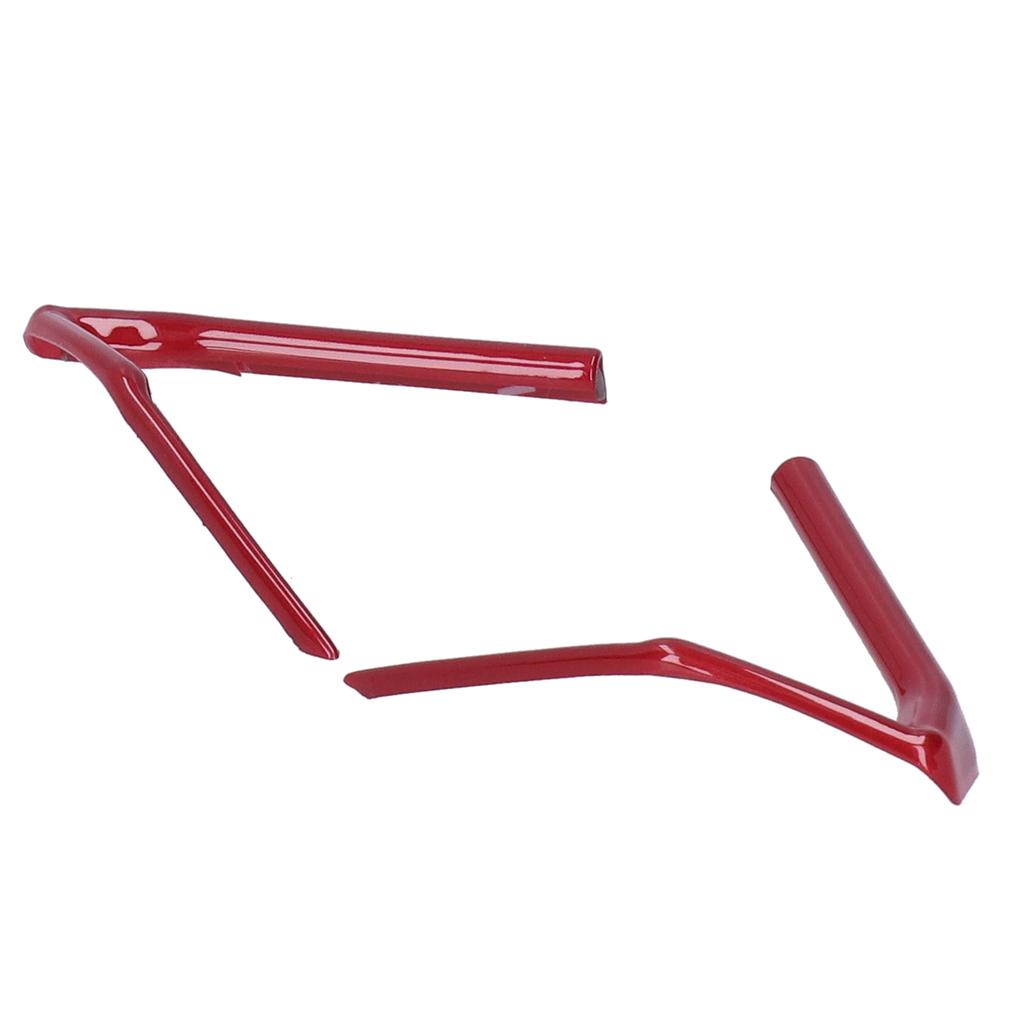 2Pcs Steering Wheel Cover Sequins Strip Trim Sticker Fit for Mazda 3AxelaCX?4CX?5Red