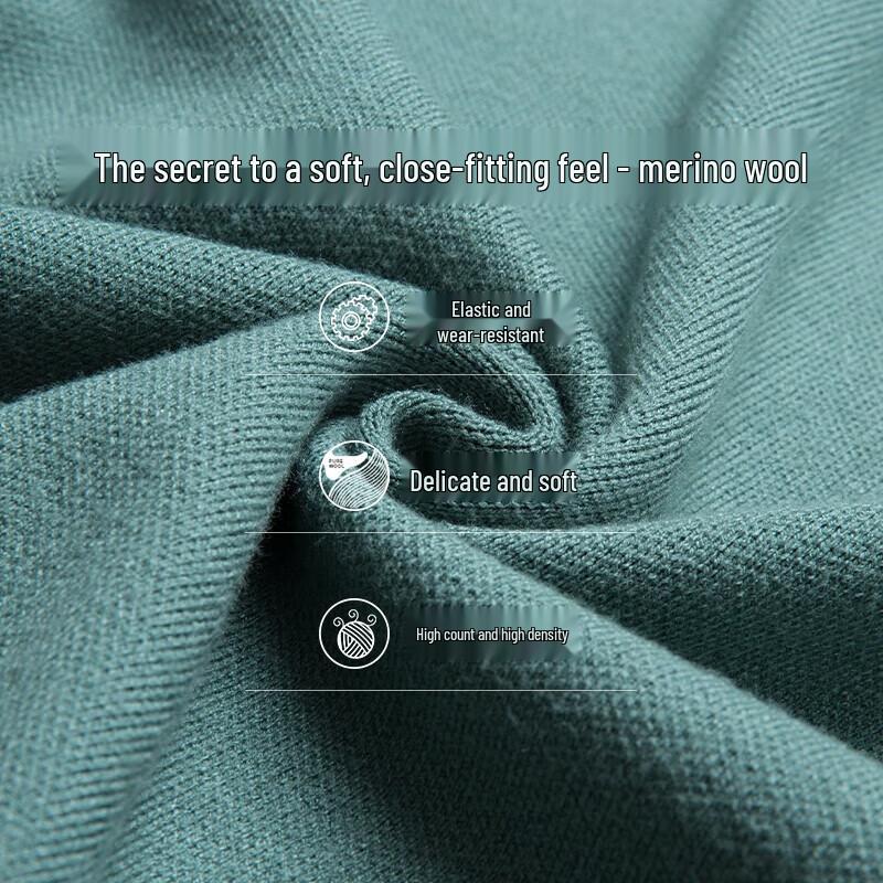 Hengyuanxiang Men's Pure Color V-Neck Knit Cardigan