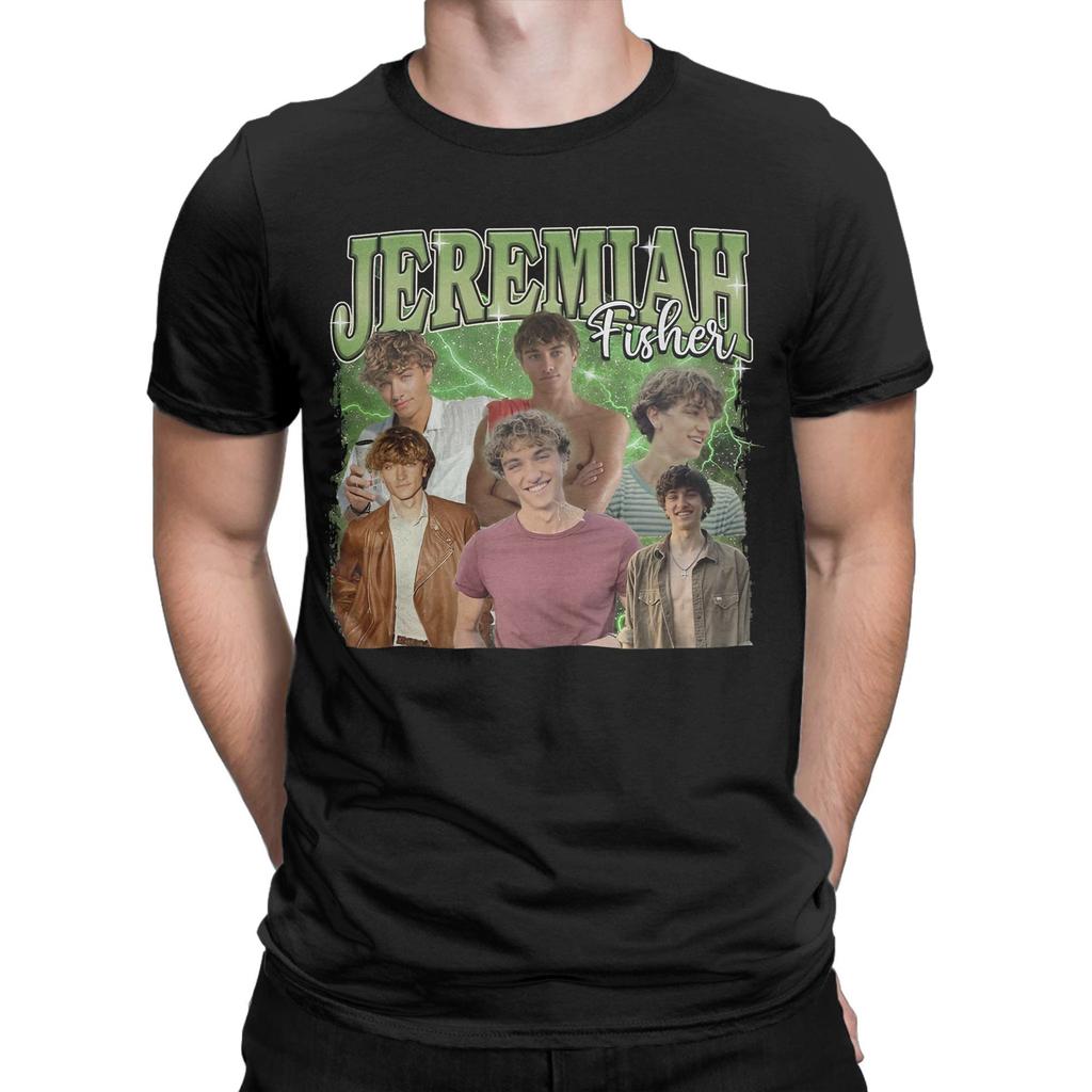 Jeremiah Fisher T-Shirts Men The Summer I Turned Pretty 100% Cotton Tee Shirt Round Neck Short Sleeve T Shirts Printed Clothing