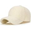 HT4927 Baseballkappe Berberfleece Herbst Winter Mützen für Männer Frauen Einfarbig Einfach Verstellbar Snapback Kappe Männlich Weiblich Baseballmütze