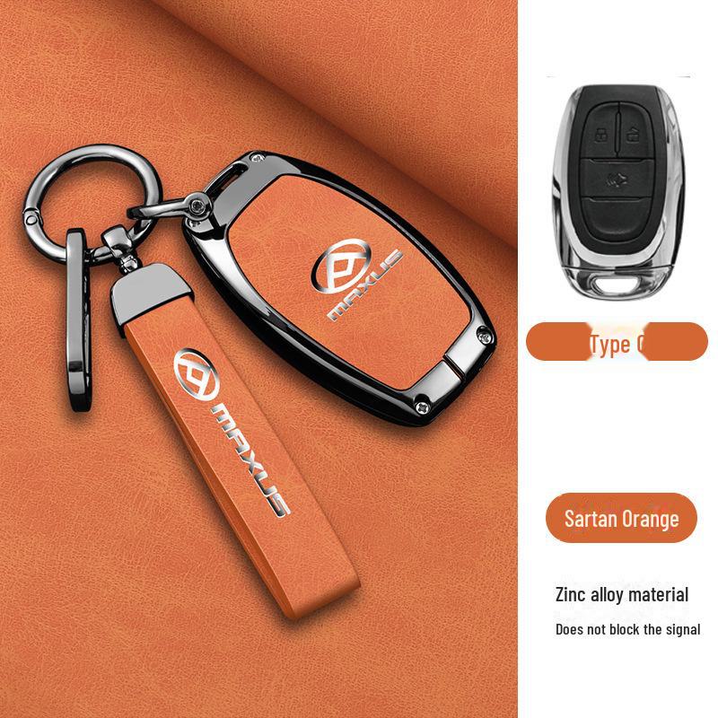 Capa de Chave SAIC Maxus D90 para Carro Maxus G50 2019 Feminino, Carcaça de Metal de Alta Qualidade com Fivela.