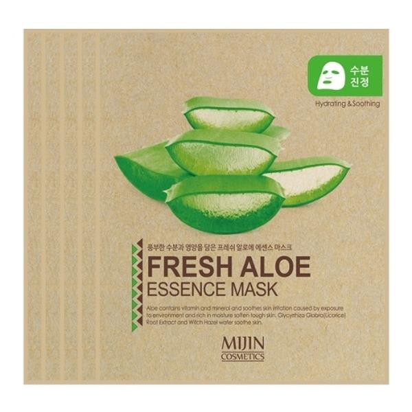 [50 sheets] Mijin Fresh Aloe Essence Mask Sheet Pack_18565343_634664