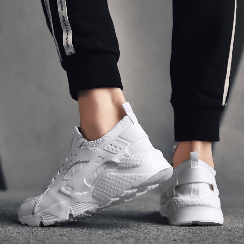 Fashion Lace-up Men's Sports Shoes Breathable Mesh Sneakers Non-slip Running Shoes Big Size Jogging Shoes