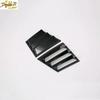 2X Glossy Black Rear Window Louver Vent Cover Trim For Mazda 6 Atenza 2014-