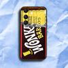 Wonka Chocolate Bar For Samsung Galaxy S23 S24 S25 Ultra S22 Plus S21 Black Soft Case Waterproof Soft Case