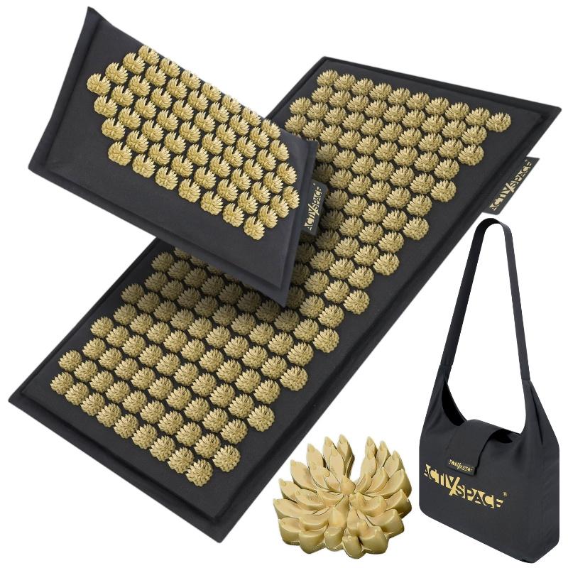 Coconut Eco Acupressure Mat - Gold Set
