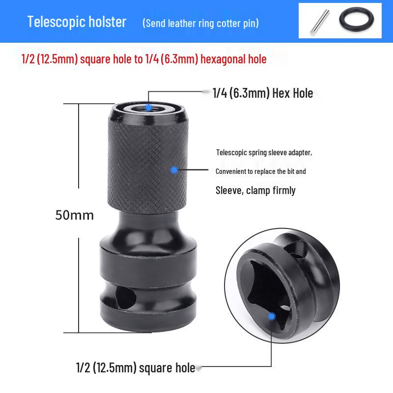 Kit Multifuncțional Adaptor Burghiu Electric și Cheie