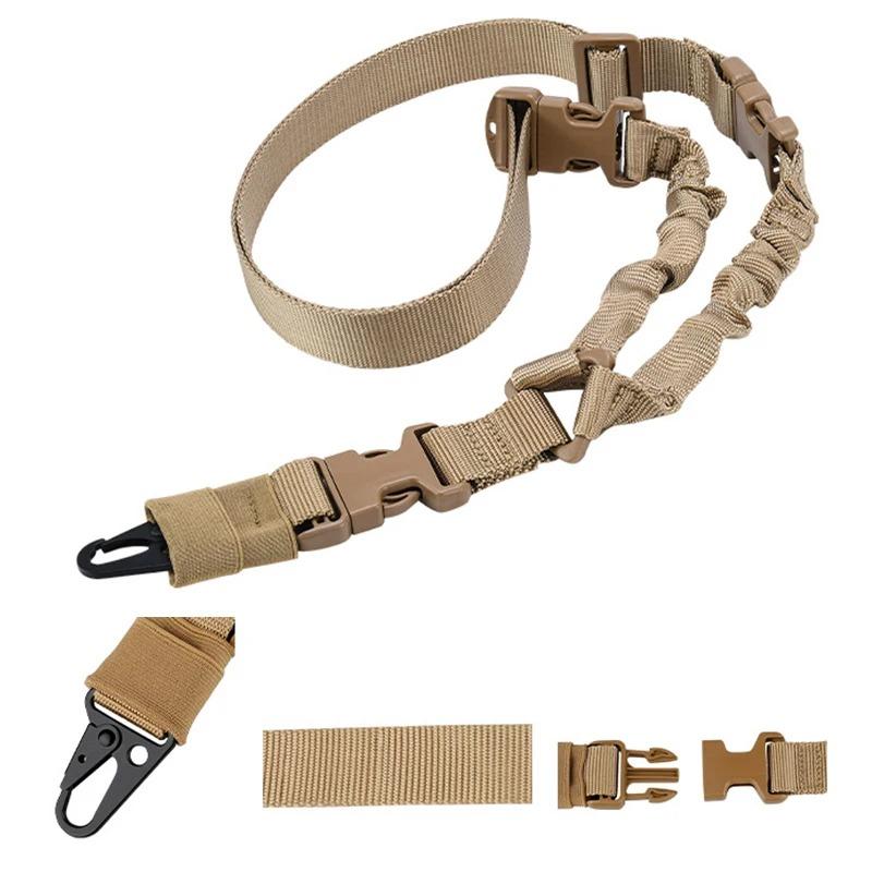 Tactisch Harness voor Buitengebruik met Eén Punt, Unisex CS Pistool Touw, Camouflage Crossbody Veiligheidstouw, Jacht Sporten Riem