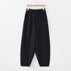 Spring New Cotton Linen Women's Elastic Waist Lantern Pants