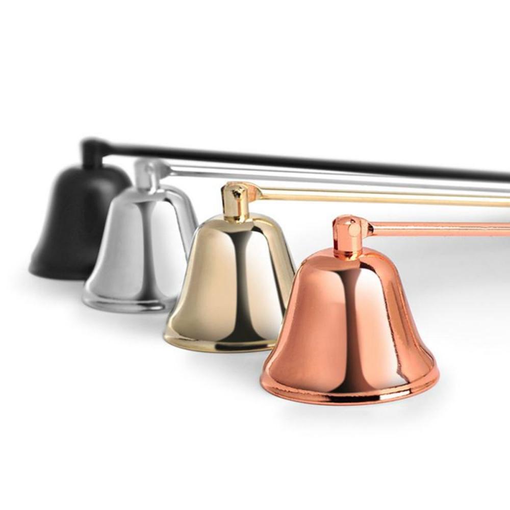 Gold Bell Shaped Stainless Steel Home Tools Candle Wicks Extinguisher Trimmer Cutter Candle Snuffer