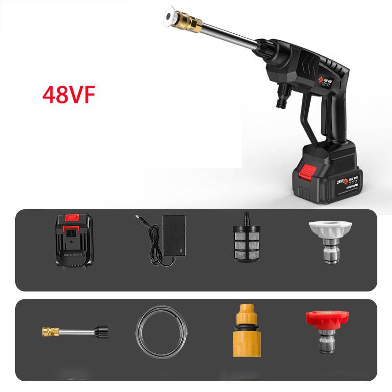 10000 mAh Akku-Hochdruckreiniger Sprühwasserpistole Autowaschdruck-Wasserdüsen-Reinigungsmaschine 96VF