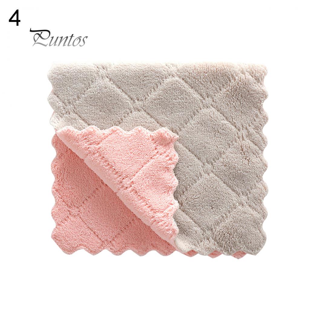 

Водопоглощающие кухонные салфетки. 5 шт розовый/серый