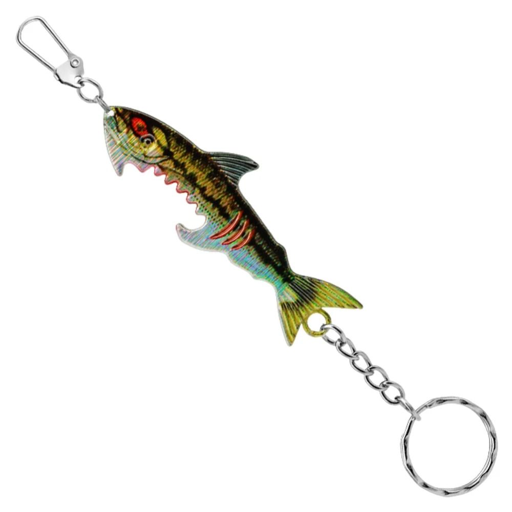 Innovative Bottle Opener Shark Shaped Shark Style Key Ring Portable Car Key Ring  Bar Tools