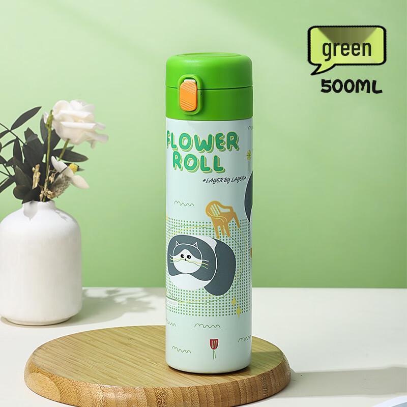 MrSikey Portable Stainless Steel Insulated Water Bottle