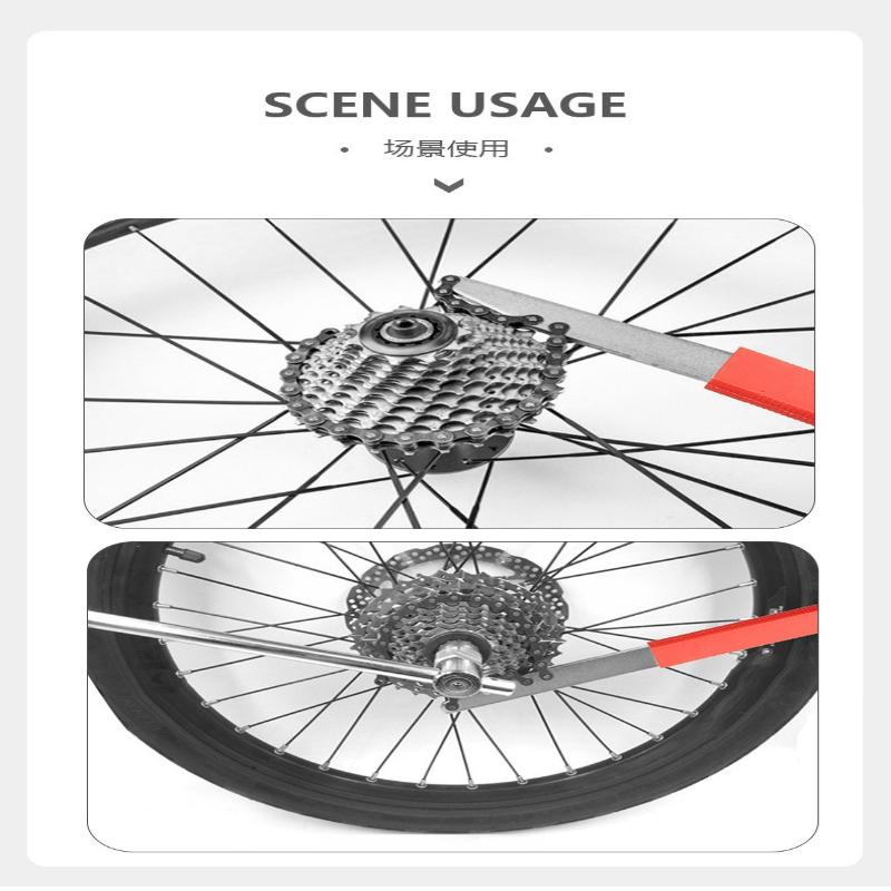 1Pc Mountain Bike Cassette Flywheel Disassembly Special Wrench Mountain Bike Bicycle Maintenance Tools and Equipment