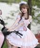 YZZYQQ British-style Maid Dress, Gothic Lolita, Halloween Costume, Cute, Lolita Maid Outfit, Moe, Halloween Costume, Cosplay, Party, Adult, Crossdress