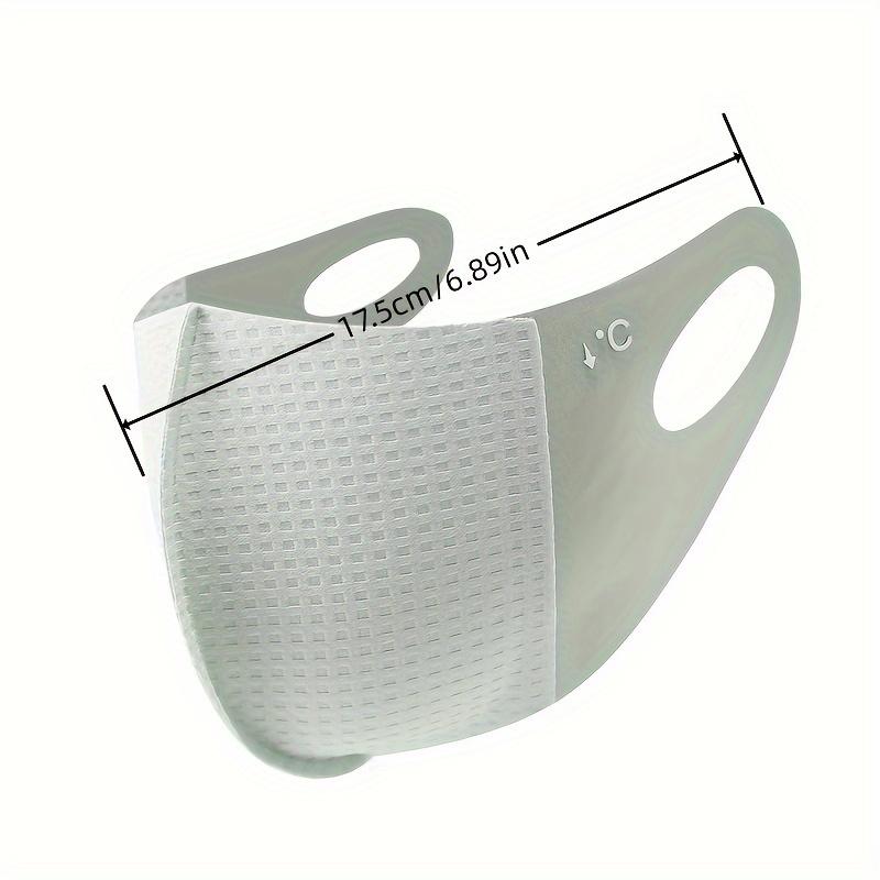 Breathable Summer Face Masks Honeycomb Design Elastic Fabric with Sunshade Lightweight & Skin-Friendly Texture Comfortable Fit Face Mask Accessories