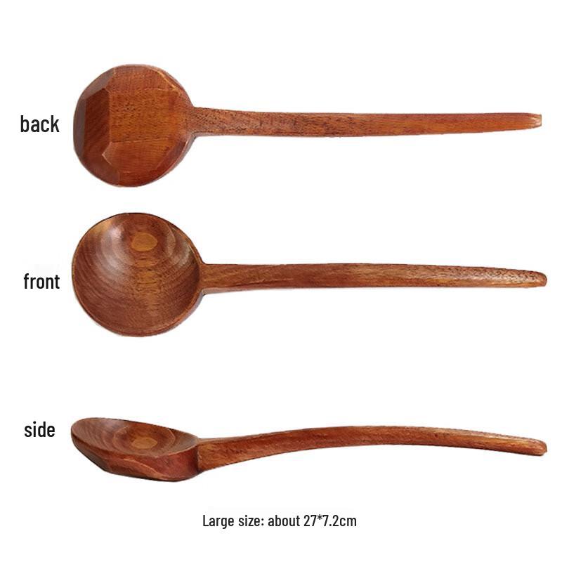 

Nanmu Wooden Long-Handled Soup Spoons