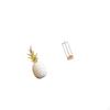 Pineapple Straw Decorative Sculpture Reusable Organizer Artificial Figurine Transparent Holder