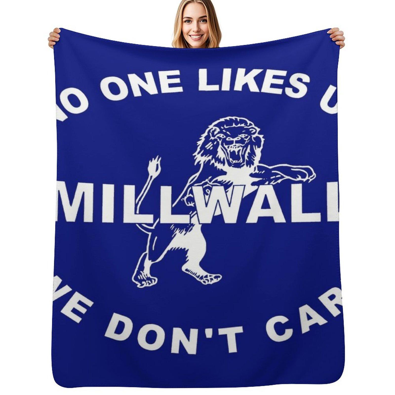 Millwall Throw Blanket Ultra Plush Cozy Blanket for Napping Sleeping Size: 75*100cm, Weight: 230 GSM