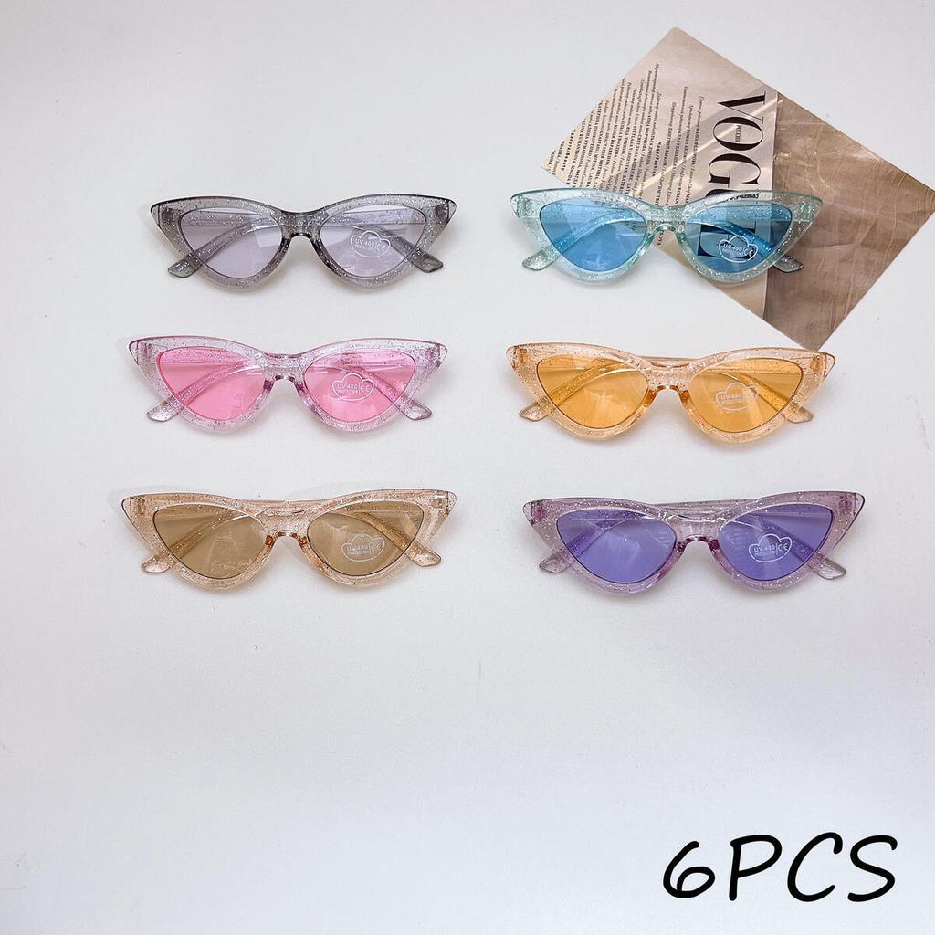 2025 child Resort Cat Eye Personality New Children's Sunshade UV400 Protection Sunglasses